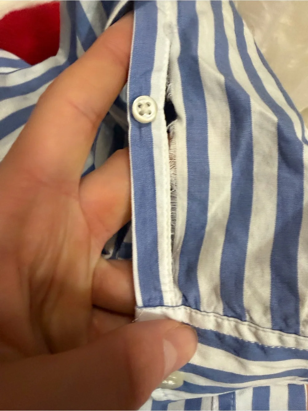 J. Crew torn seam